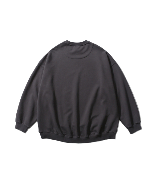 MOIF（モイフ）の「[SS25] BAGGY SWEAT SHIRT / CHARCOAL（スウェット・メンズ・その他・M/S/L）」の2枚目の写真