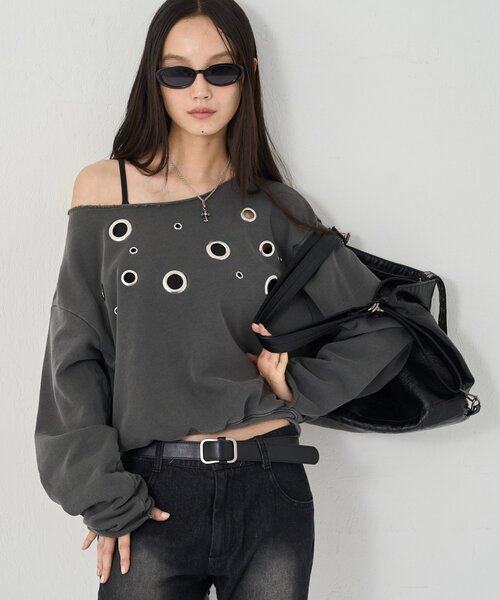 WHO'S WHO gallery（フーズフーギャラリー）の「OVAL SUNGLASSES（サングラス・レディース・ブラック/ブラウン・FREE）」の5枚目の写真