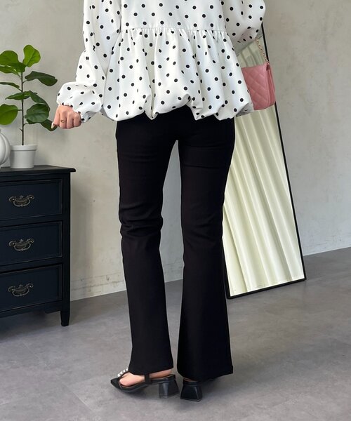 prose verse（プロズヴェール）の「【-3kg見え！】フロントスリットスーパーストレッチパンツ（その他パンツ・レディース・ブラック・PM/LARGE/TL/TM/MEDIUM/PL）」の10枚目の写真