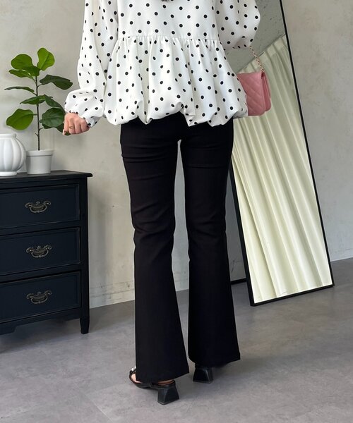 prose verse（プロズヴェール）の「【-3kg見え！】フロントスリットスーパーストレッチパンツ（その他パンツ・レディース・ブラック・PM/LARGE/TL/TM/MEDIUM/PL）」の11枚目の写真