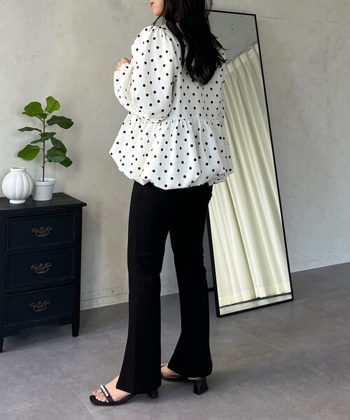 prose verse（プロズヴェール）の「【-3kg見え！】フロントスリットスーパーストレッチパンツ（その他パンツ・レディース・ブラック・PM/LARGE/TL/TM/MEDIUM/PL）」の17枚目の写真