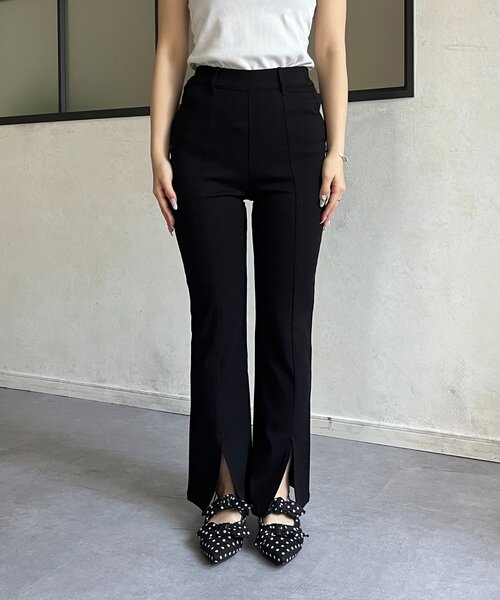 prose verse（プロズヴェール）の「【-3kg見え！】フロントスリットスーパーストレッチパンツ（その他パンツ・レディース・ブラック・PM/LARGE/TL/TM/MEDIUM/PL）」の22枚目の写真