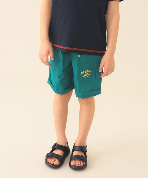 BEAMS mini(ビームスミニ)の「スマイル キャンプ ショーツ 2026SS(90~140cm) 外遊び 丈夫 キッズ 定番 人気 レジャー(その他パンツ・キッズ・オレンジ/ベージュ/グリーン系その他4/ネイビー・100/90/140/130/120/110)」の3枚目の写真