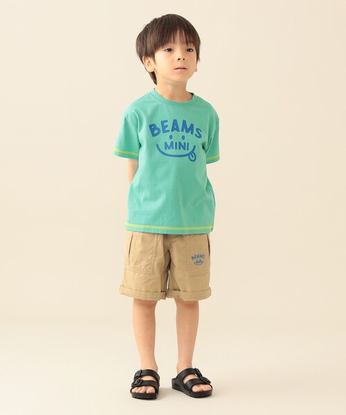 BEAMS mini(ビームスミニ)の「スマイル キャンプ ショーツ 2026SS(90~140cm) 外遊び 丈夫 キッズ 定番 人気 レジャー(その他パンツ・キッズ・オレンジ/ベージュ/グリーン系その他4/ネイビー・100/90/140/130/120/110)」の8枚目の写真