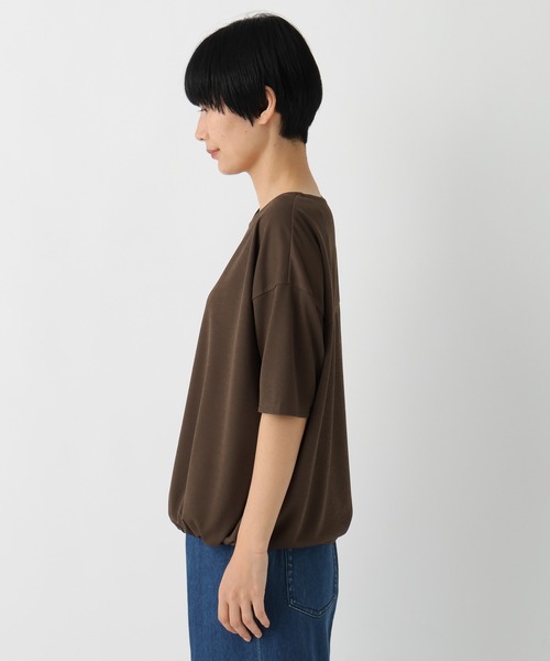 Elura(エルーラ)の「カノコジャージーブラウス/659962(シャツ/ブラウス・レディース・ブラウン/チャコールグレー・FREE)」の12枚目の写真