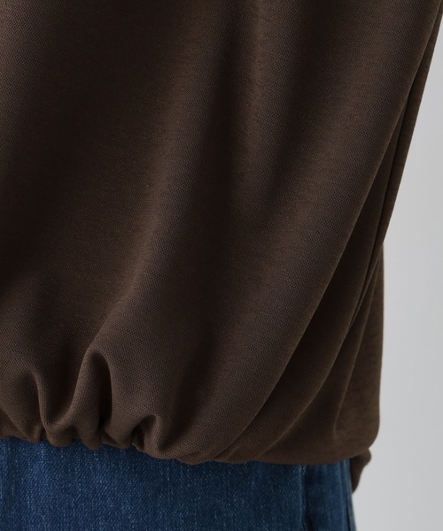 Elura(エルーラ)の「カノコジャージーブラウス/659962(シャツ/ブラウス・レディース・ブラウン/チャコールグレー・FREE)」の16枚目の写真