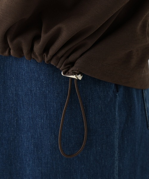 Elura(エルーラ)の「カノコジャージーブラウス/659962(シャツ/ブラウス・レディース・ブラウン/チャコールグレー・FREE)」の17枚目の写真