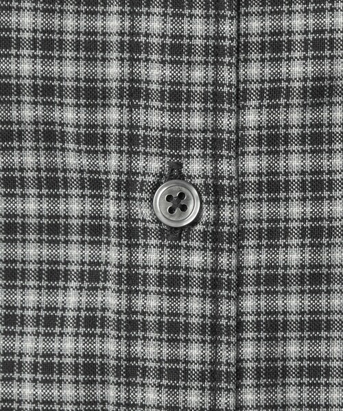 Steven Alan（スティーブンアラン）の「＜Steven Alan＞ ドレープ オックス チェック レギュラーカラー シャツ LOOSE（シャツ/ブラウス・メンズ・ブラック/ライトグレー・L/M/S/XL）」の19枚目の写真
