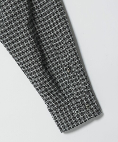Steven Alan（スティーブンアラン）の「＜Steven Alan＞ ドレープ オックス チェック レギュラーカラー シャツ LOOSE（シャツ/ブラウス・メンズ・ブラック/ライトグレー・L/M/S/XL）」の22枚目の写真