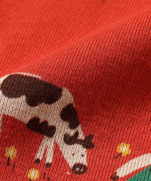 BOBO CHOSES(ボボショーズ)の「BOBO CHOSES / ベビー Farm ロンパース 2026SS(6ヵ月~1才)(ロンパース・キッズ・レッド系その他7・12M/3M)」の6枚目の写真