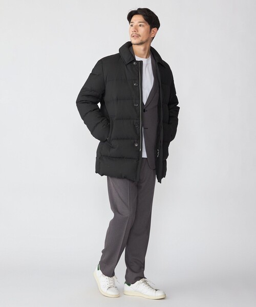 SHIPS(シップス)の「SHIPS: TR ダウン ピーコート(ダウンジャケット/コート・メンズ・ネイビー/ブラック/チャコールグレー・LARGE/X-LARGE/SMALL/MEDIUM)」の8枚目の写真