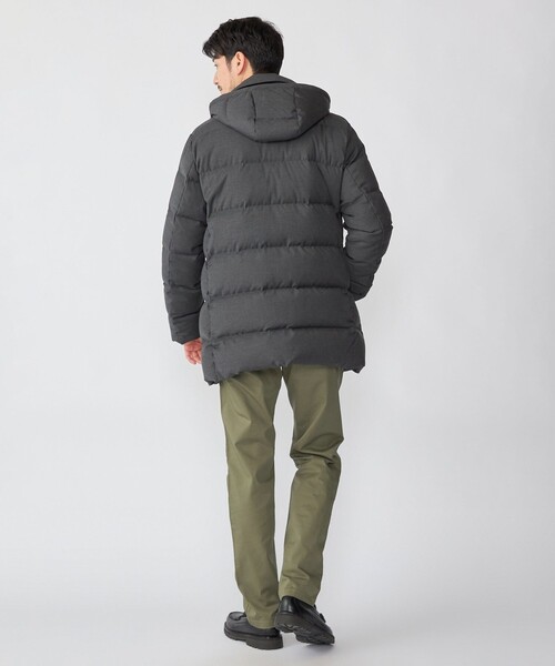 SHIPS(シップス)の「SHIPS: TR ダウン ピーコート(ダウンジャケット/コート・メンズ・ネイビー/ブラック/チャコールグレー・LARGE/X-LARGE/SMALL/MEDIUM)」の12枚目の写真