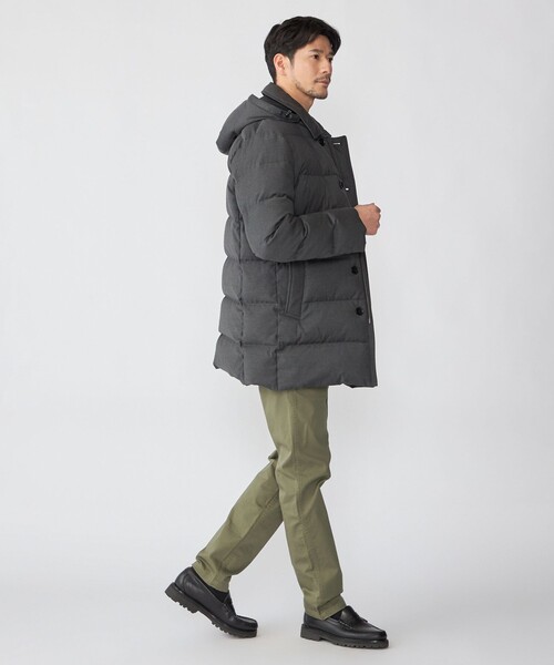 SHIPS(シップス)の「SHIPS: TR ダウン ピーコート(ダウンジャケット/コート・メンズ・ネイビー/ブラック/チャコールグレー・LARGE/X-LARGE/SMALL/MEDIUM)」の13枚目の写真