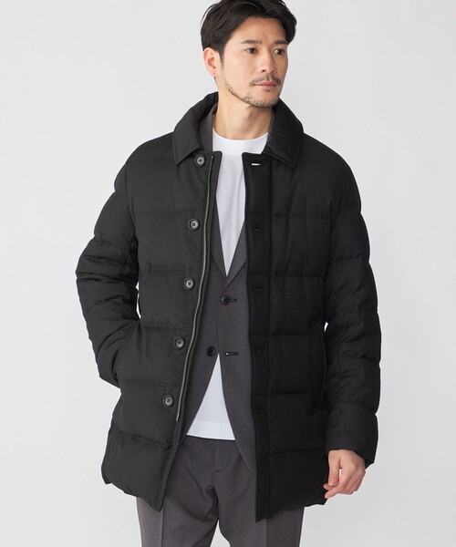 SHIPS(シップス)の「SHIPS: TR ダウン ピーコート(ダウンジャケット/コート・メンズ・ネイビー/ブラック/チャコールグレー・LARGE/X-LARGE/SMALL/MEDIUM)」の19枚目の写真