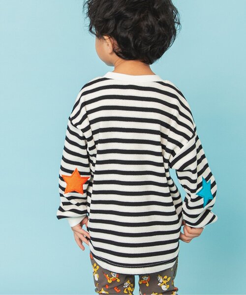 BREEZE(ブリーズ)の「【リンク】エルボ―パッチロンT_ジュニア対応(Tシャツ/カットソー・キッズ・ピンク/その他2/その他11/その他12/ブラック/エメラルド・80/90/100/110/120/130/140)」の5枚目の写真