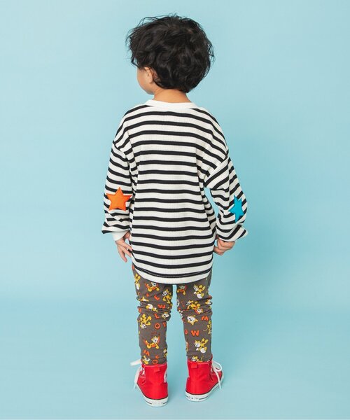 BREEZE（ブリーズ）の「【リンク】エルボ―パッチロンT（Tシャツ/カットソー・キッズ・ピンク/その他2/その他11/その他12/ブラック/エメラルド・80/90/100/110/120/130/140）」の8枚目の写真