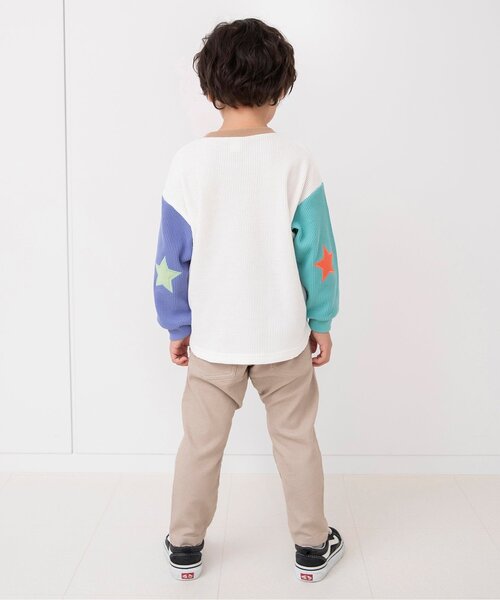 BREEZE（ブリーズ）の「【リンク】エルボ―パッチロンT（Tシャツ/カットソー・キッズ・ピンク/その他2/その他11/その他12/ブラック/エメラルド・80/90/100/110/120/130/140）」の13枚目の写真