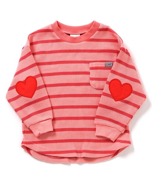 BREEZE(ブリーズ)の「【リンク】エルボ―パッチロンT_ジュニア対応(Tシャツ/カットソー・キッズ・ピンク/その他2/その他11/その他12/ブラック/エメラルド・80/90/100/110/120/130/140)」の12枚目の写真