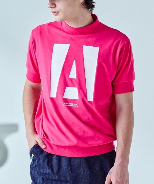 archivio(アルチビオ)の「<MENS>Aロゴ速乾プルオーバー(Tシャツ/カットソー・メンズ・ライトブルー/ブラック/ホワイト/ピンク・LL/L/M)」の4枚目の写真
