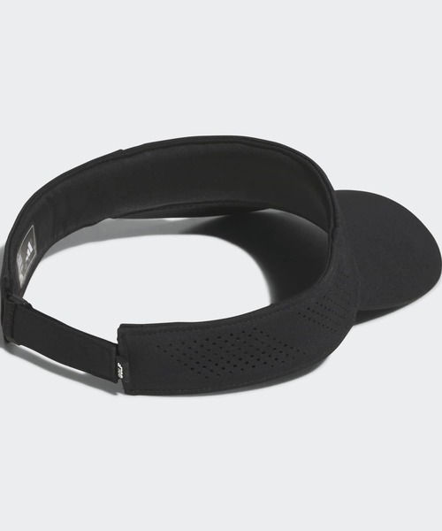 adidas（アディダス）の「メタル ロゴ バイザー【adidas Golf/アディダスゴルフ】（サンバイザー・メンズ・ブラック×シルバー/ホワイト・LARGE/MEDIUM/X-LARGE）」の6枚目の写真