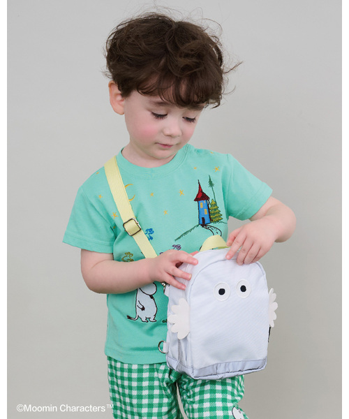 kladskap（クレードスコープ）の「【MOOMIN】ニョロニョロリュック型ポシェット（その他ベビー用品・キッズ・ホワイト・F）」の2枚目の写真