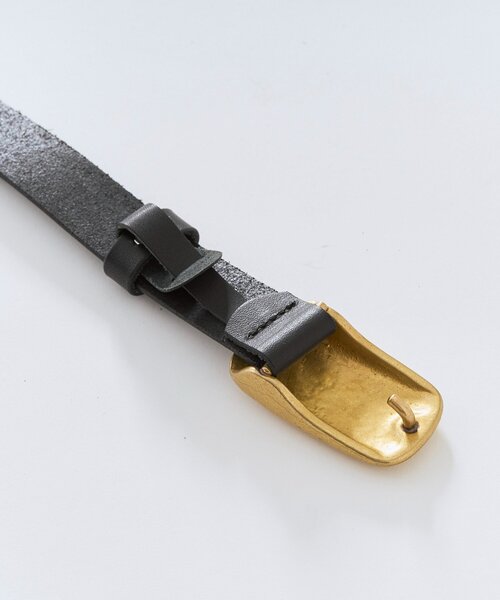 RIVE DROITE（リヴドロワ）の「予約【コーデを格上げ】イタバックルベルト（ベルト・レディース・ブラック/ベージュ・FREE）」の9枚目の写真