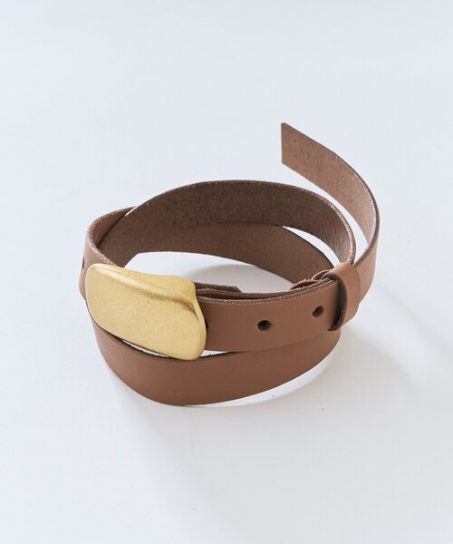 RIVE DROITE（リヴドロワ）の「予約【コーデを格上げ】イタバックルベルト（ベルト・レディース・ブラック/ベージュ・FREE）」の14枚目の写真