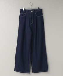 LOWRYS FARM | 【LFM(U)】ライトDENIMタックワイドＰ　646326(デニムパンツ)