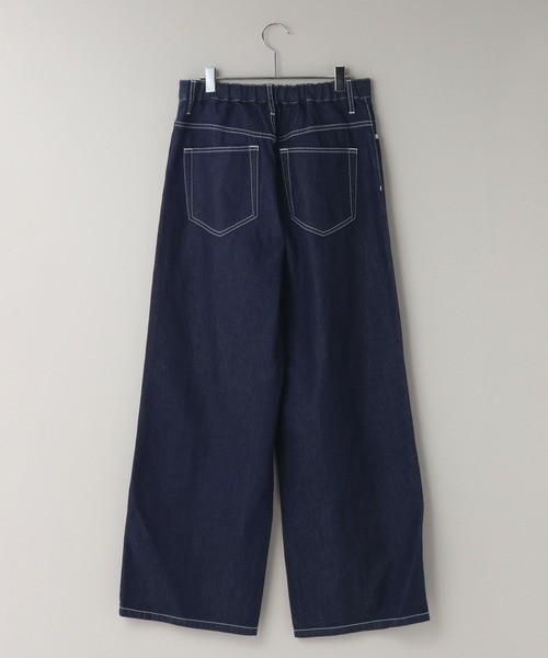 LOWRYS FARM（ローリーズファーム）の「【LFM(U)】ライトDENIMタックワイドＰ　646326（デニムパンツ・メンズ・ブラック/インディゴブルー/ワンウォッシュ・MEDIUM/LARGE）」の16枚目の写真