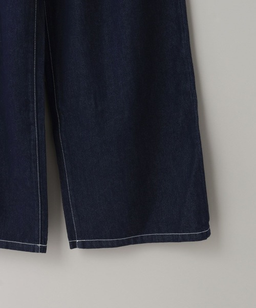 LOWRYS FARM（ローリーズファーム）の「【LFM(U)】ライトDENIMタックワイドＰ　646326（デニムパンツ・メンズ・ブラック/インディゴブルー/ワンウォッシュ・MEDIUM/LARGE）」の19枚目の写真