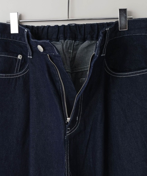 LOWRYS FARM（ローリーズファーム）の「【LFM(U)】ライトDENIMタックワイドＰ　646326（デニムパンツ・メンズ・ブラック/インディゴブルー/ワンウォッシュ・MEDIUM/LARGE）」の22枚目の写真