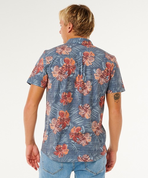 rip curl(リップカール)の「RIP CURL/リップカール 半袖シャツ 06LMSH(シャツ/ブラウス・メンズ・ネイビー系/ブラック系・L/M/S)」の6枚目の写真