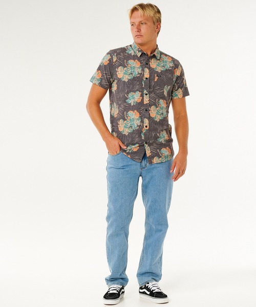 rip curl(リップカール)の「RIP CURL/リップカール 半袖シャツ 06LMSH(シャツ/ブラウス・メンズ・ネイビー系/ブラック系・L/M/S)」の8枚目の写真