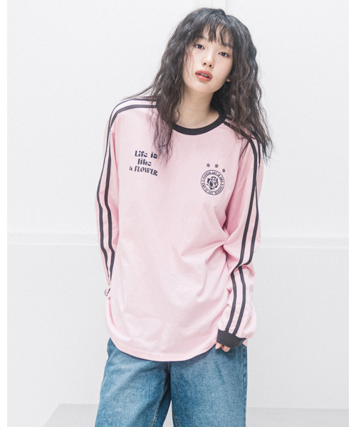 HAVISM(ヘビズム)の「LLF UNIFORM L/S TEE(PINK)(Tシャツ/カットソー・レディース・その他・ONE SIZE)」の5枚目の写真