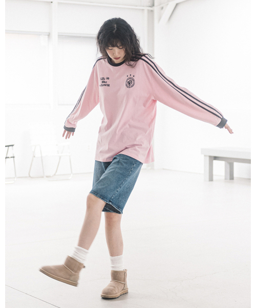 HAVISM(ヘビズム)の「LLF UNIFORM L/S TEE(PINK)(Tシャツ/カットソー・レディース・その他・ONE SIZE)」の6枚目の写真