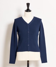 NOELA | Ｖネックボタンリブニット(カーディガン/ボレロ)