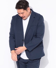 B&T CLUB（ビーティークラブ）の「ノーアイロン ジャケット メンズ 大きいサイズ ストレッチ シングル SOLOTEX B＆T CLUB (ビーアンドティークラブ)（テーラードジャケット）」