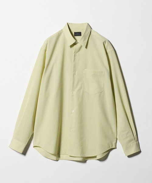 green label relaxing（グリーンレーベルリラクシング）の「ウォッシャブル トロ ジャストルーズ シャツ -ストレッチ-（シャツ/ブラウス・メンズ・ライトブルー/クリーム/ダークグリーン・M/S/L/XL）」の2枚目の写真