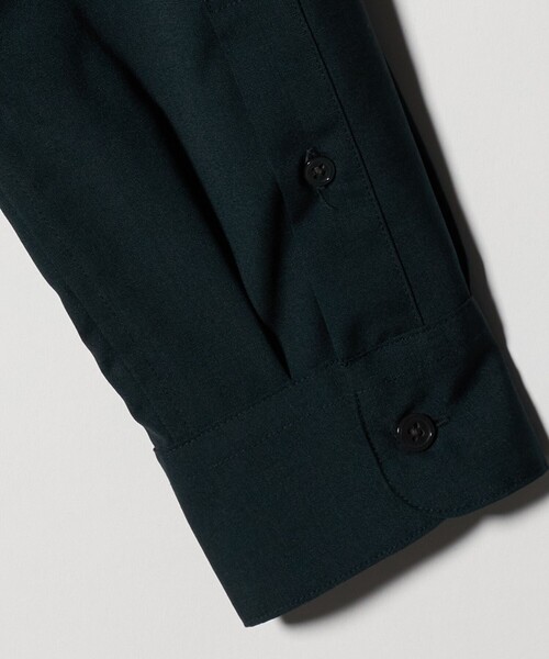 green label relaxing（グリーンレーベルリラクシング）の「ウォッシャブル トロ ジャストルーズ シャツ -ストレッチ-（シャツ/ブラウス・メンズ・ライトブルー/クリーム/ダークグリーン・M/S/L/XL）」の16枚目の写真