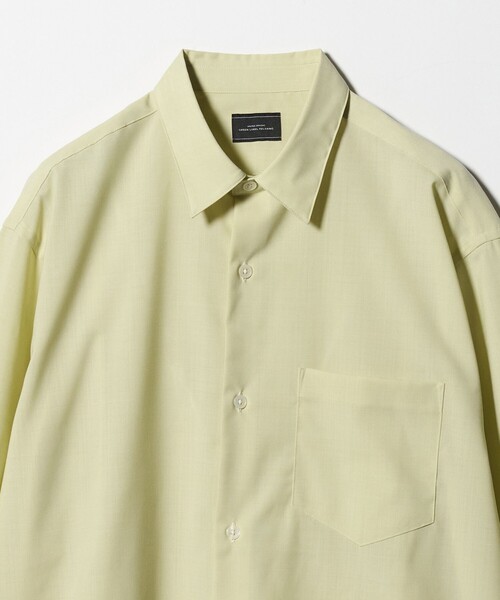 green label relaxing（グリーンレーベルリラクシング）の「ウォッシャブル トロ ジャストルーズ シャツ -ストレッチ-（シャツ/ブラウス・メンズ・ライトブルー/クリーム/ダークグリーン・M/S/L/XL）」の5枚目の写真