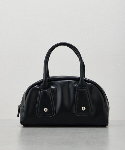 500ml ペットボトル収納可】フラップカラーボストンBAG（トートバッグ