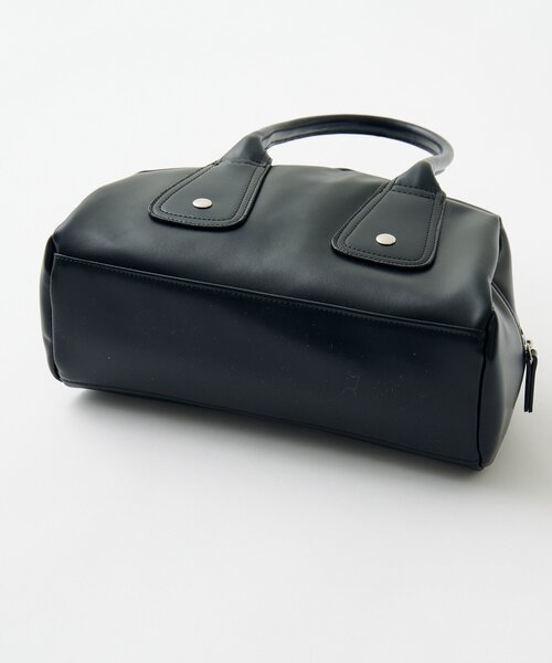 Kastane(カスタネ)の「【500ml ペットボトル収納可】フラップカラーボストンBAG(トートバッグ・レディース・レモンイエロー/ブラック/ブラウン/ミント・FREE)」の21枚目の写真