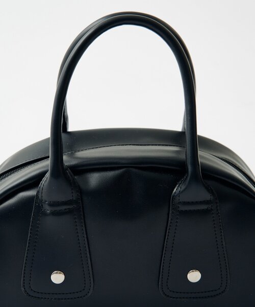 Kastane(カスタネ)の「【500ml ペットボトル収納可】フラップカラーボストンBAG(トートバッグ・レディース・レモンイエロー/ブラック/ブラウン/ミント・FREE)」の22枚目の写真