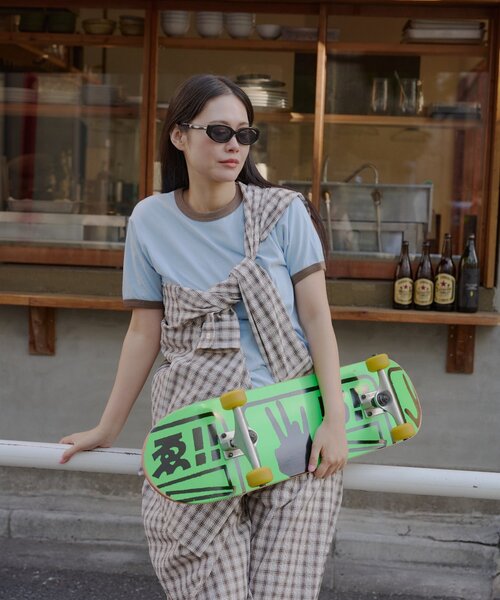 WHIMSIC(ウィムジック)の「【WHIMSIC/2サイズ展開】リンガーTシャツ(Tシャツ/カットソー・メンズ・オフホワイト/グレー/ブルー/ネイビー・2/1)」の20枚目の写真