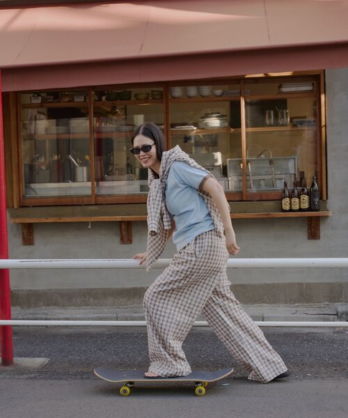 WHIMSIC(ウィムジック)の「【WHIMSIC/2サイズ展開】リンガーTシャツ(Tシャツ/カットソー・メンズ・オフホワイト/グレー/ブルー/ネイビー・2/1)」の21枚目の写真