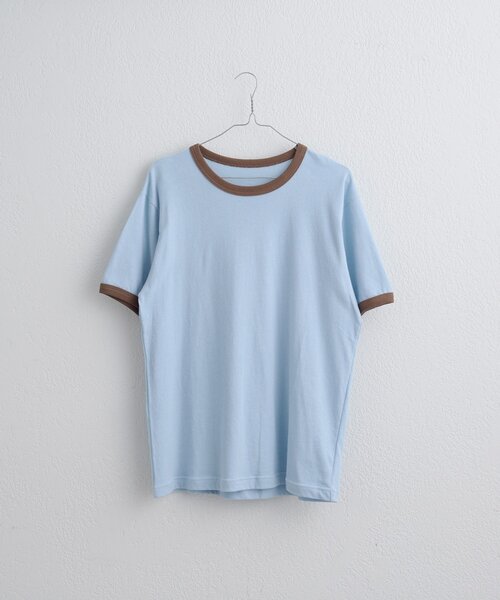 WHIMSIC(ウィムジック)の「【WHIMSIC/2サイズ展開】リンガーTシャツ(Tシャツ/カットソー・メンズ・オフホワイト/グレー/ブルー/ネイビー・2/1)」の22枚目の写真