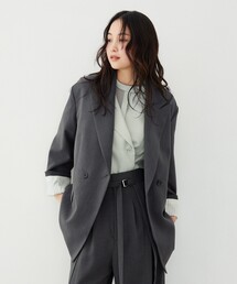 UNITED TOKYO | 【新作】アシメストリングテーラードジャケット｜ウォッシャブル/セットアップ/オフィスカジュアル/オケージョン/防シワ/吸水速乾/春服(テーラードジャケット)