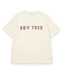【リンク】ロゴアップリケ半袖Tシャツ オトナ