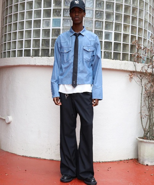 JIEDA(ジエダ)の「【Jieda/ジエダ】FLARE PANTS(その他パンツ・メンズ・ブラック/グレー・2/1)」の14枚目の写真