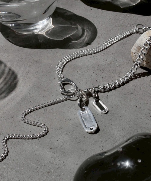 キー モチーフ タグ ネックレス / Key motif tag necklace（ネックレス